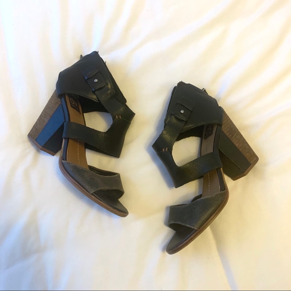 Dolce Vita block heel black sandal